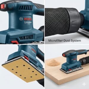 Bosch Professional GSS 20-18A Orbital Sander with Microfilter Dust System