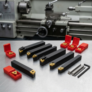 Premium 7-Piece Indexable Carbide Lathe Turning Tool Set (12mm Shank) for Metalworking